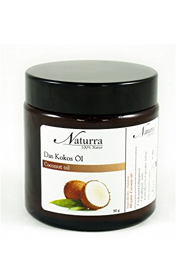 Naturra BIO Kokosöl kaltgepresst nativ 100g lichtgeschützter Glastiegel Speisefett Naturra BIO Kokosöl kaltgepresst nativ 100g lichtgeschützter Glastiegel Speisefett von Naturra