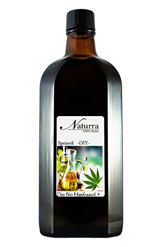 Naturra BIO Speiseöl Hanföl DUO mit Arganöl 250ml Glas - Hanfsaat aus Bio-Anbau in Deutschland von Naturra