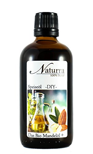 Naturra BIO Speiseöl Mandelöl DUO mit Aprikosenkernöl 100ml Glas von Naturra