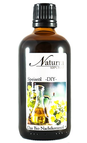 Naturra BIO Speiseöl Nachtkerzenöl DUO mit Aprikosenkernöl 100ml Glas von Naturra