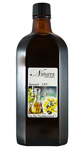 Naturra BIO Speiseöl Nachtkerzenöl DUO mit Arganöl 250ml Glas von Naturra