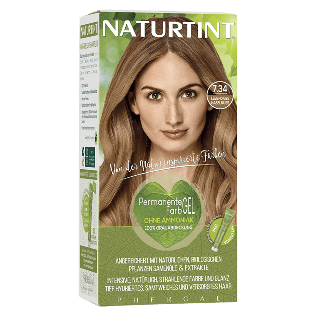 Haarfarbe 7.34 Lebendiges Haselnuss Haarfarbe 7.34 Lebendiges Haselnuss von Naturtint
