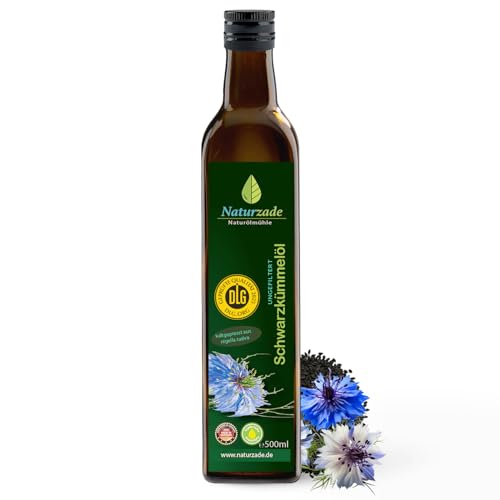 Naturzade Schwarzkümmelöl 500ml Ungefiltert Glasflasche, kaltgepresst, direkt vom Hersteller Naturzade Schwarzkümmelöl 500ml Ungefiltert Glasflasche, kaltgepresst, direkt vom Hersteller von Naturzade