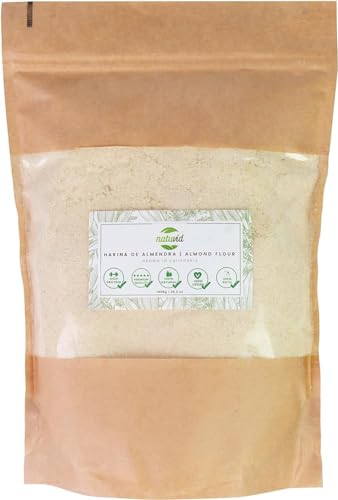 Natuvid Mandelmehl 1kg PREMIUM – 100% Gemahlene Mandeln Naturbelassen – Protein- und Ballaststoffreich, Ohne Zusätze – Ideal für Gesunde Rezepte, Keto-, Paleo- & Low-Carb-Ernährung Natuvid Mandelmehl 1kg PREMIUM – 100% Gemahlene Mandeln Naturbelassen – Protein- und Ballaststoffreich, Ohne Zusätze – Ideal für Gesunde Rezepte, Keto-, Paleo- & Low-Carb-Ernährung von Natuvid