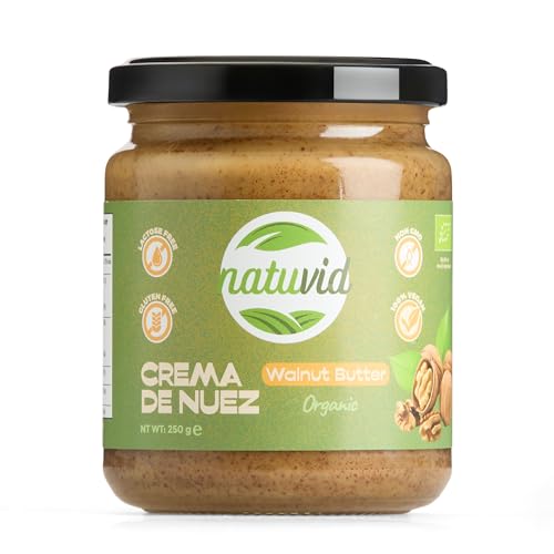 Walnuss-Creme Natuvid | 100% BIO | 250g | GLUTENFREI | LAKTOSEFREI | 100% VEGAN | NON-GMO Walnuss-Creme Natuvid | 100% BIO | 250g | GLUTENFREI | LAKTOSEFREI | 100% VEGAN | NON-GMO von Natuvid