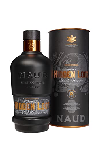 Naud HIDDEN LOOT Dark Reserve Spiced Rum 41% Vol. 0,7l in Geschenkbox von Naud