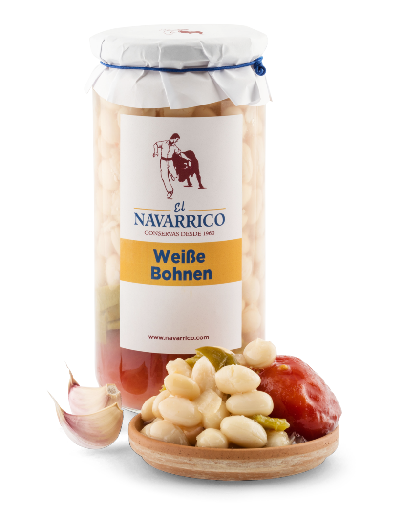 Weiße Haricot Bohnen mit Gemüse von Navarrico