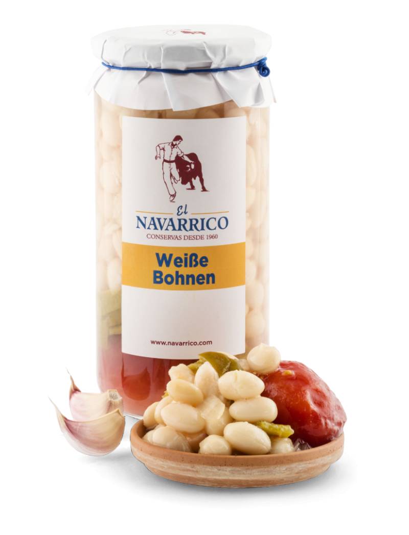 Weiße Haricot Bohnen mit Gemüse von Navarrico