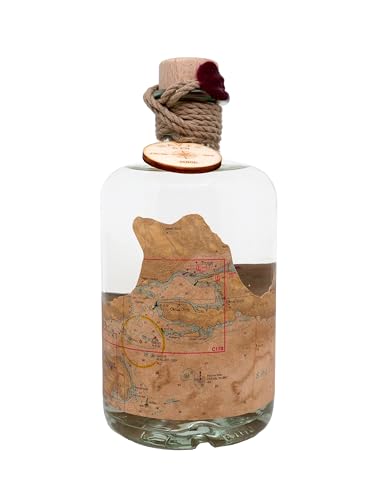 Navis Gin Adria - Gin mit Seekartendesign - maritimer Geschmack - regionale Zutaten - 43% - Spirituosen- 0,5l - Geschenkidee - fruchtig-mediterran von Navis