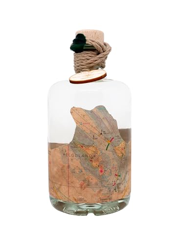 Navis Gin Nordsee - Flasche mit maritimer originaler Seekarte - Regionale Zutaten von der Nordsee-Küste - Gin Geschenkidee - klassisch herb - 43% Vol - 0,5L von Navis