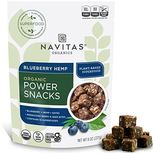 Navitas Organics Blueberry Hemp Superfood Power Snack, 237 ml Beutel, 11 Portionen Navitas Organics Blueberry Hemp Superfood Power Snack, 237 ml Beutel, 11 Portionen von Navitas Organics
