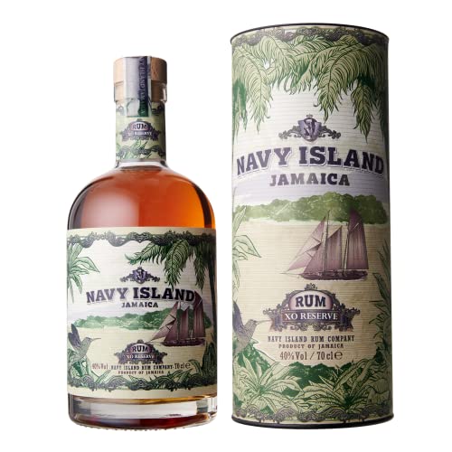 Navy Island | XO Reserve - Jamaica Rum | 700 ml | 40% Vol. | Absolut natürlicher Geschmack | Blend aus ausgewählten Rums | Intensive Reifung in Ex-Bourbon Fässern von NAVY ISLAND