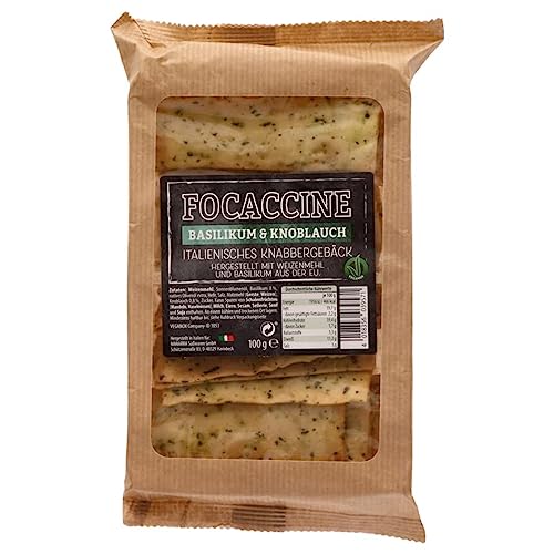 Nawarra Focaccine Basilikum & Knoblauch, 100 g Nawarra Focaccine Basilikum & Knoblauch, 100 g von Nawarra