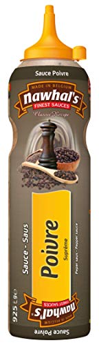 950g Nawhals Pfeffersauce/Poivre Sauce, Original Marke Nawhal's/Belgische Saucen 950g Nawhals Pfeffersauce/Poivre Sauce, Original Marke Nawhal's/Belgische Saucen von Nawhal's