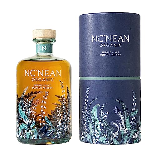 Nc'Nean | Organic Single Malt Whisky | 700 ml | 46% Vol. | Biozertifiziert & Nachhaltig | Weicher & Unkomplizierter Whisky | Zitrusfrüchte, Pfirsich & Gewürze | Aus einer frauengeführten Brennerei von Nc'nean