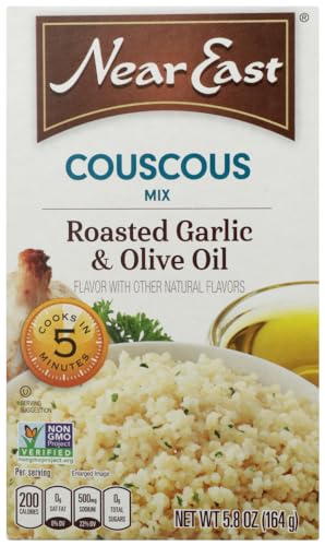 Near East, Couscous Gerösteter Knoblauch und Olivenöl-Mischung, 164 ml, 4 Stück Near East, Couscous Gerösteter Knoblauch und Olivenöl-Mischung, 164 ml, 4 Stück von Near East