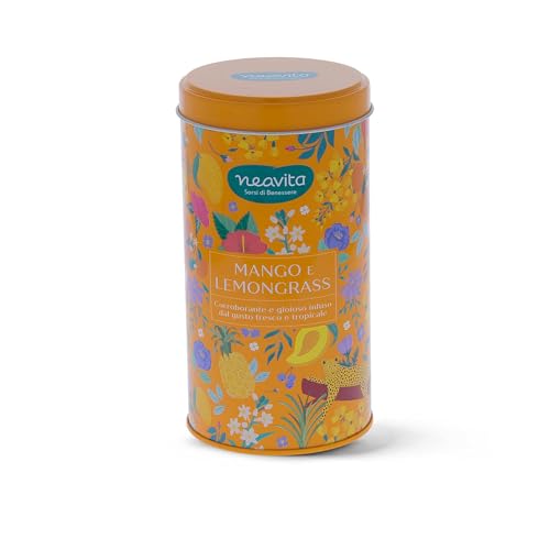 Neavita Mango- und Zitronengras-Aufguss in orangefarbener Dose Tropical Detox Neavita Mango- und Zitronengras-Aufguss in orangefarbener Dose Tropical Detox von Neavita