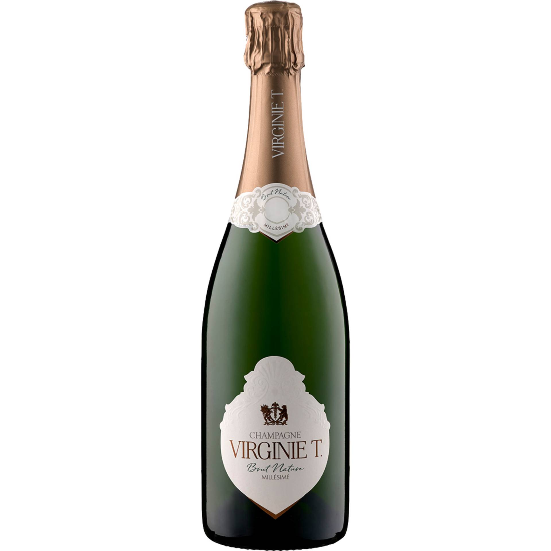 Champagne Virginie T. Millésimé Brut Nature, Brut Nature, Champagne AC, Champagne, Schaumwein Champagne Virginie T. Millésimé Brut Nature, Brut Nature, Champagne AC, Champagne, Schaumwein von Nectar des Dieux SAS, FR 75008 Paris