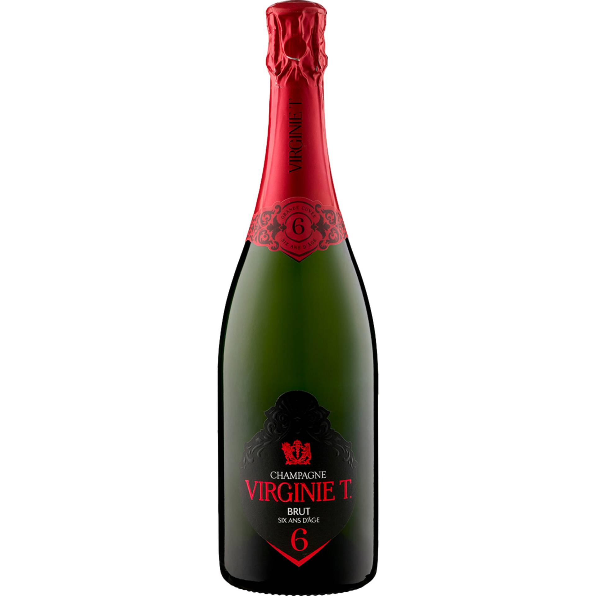 Champagne Virginie T. Grande Cuvée 6 ans d'Âge, Brut, Champagne AC, Champagne, Schaumwein Champagne Virginie T. Grande Cuvée 6 ans d'Âge, Brut, Champagne AC, Champagne, Schaumwein von Nectar des Dieux SAS, FR 75008 Paris