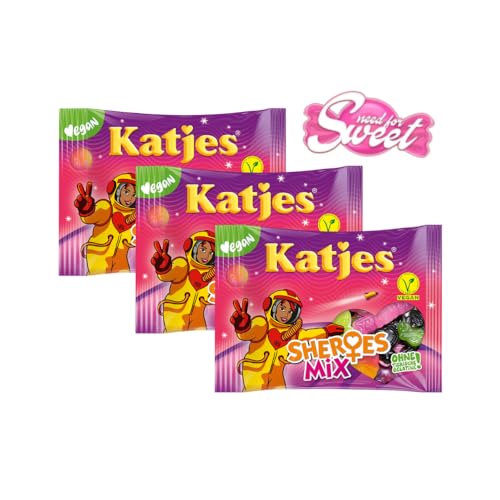 3x Katjes Sheroes Mix 175g von Needforsweet