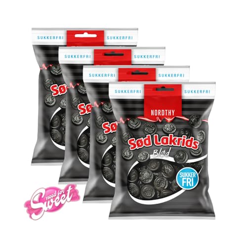 4x Nordthy süsses Lakritz Zuckerfrei 75g - auch für Diabetiker 4x Nordthy süsses Lakritz Zuckerfrei 75g - auch für Diabetiker von Needforsweet