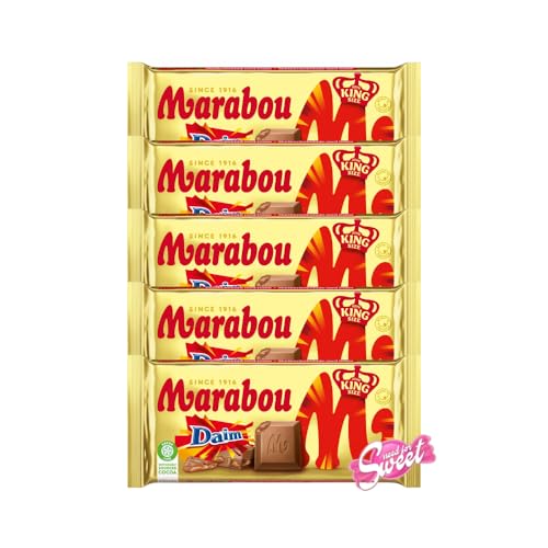 5x Marabou Daim 220g mit Daim-Karamell-Stückchen von Needforsweet