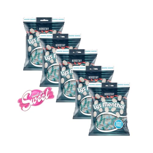 5x Nordthy Menthol Bonbon hell Zuckerfrei 125g - auch für Diabetiker 5x Nordthy Menthol Bonbon hell Zuckerfrei 125g - auch für Diabetiker von Needforsweet