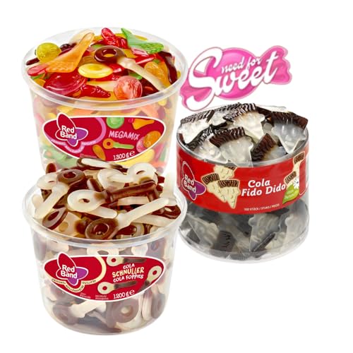 Fido Dido & Friends - Red Band Cola Mix im 3,6kg Riesenpaket von Needforsweet