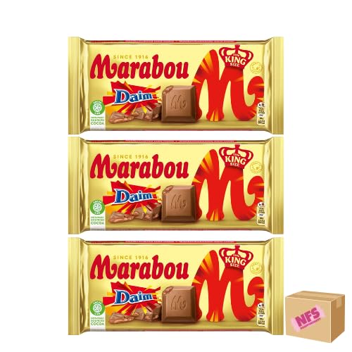 Marabou Daim Duo – 3x 220g Schoko-Knaller aus Schweden im NeedforSweet-Karton von Needforsweet