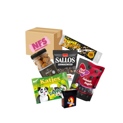 NeedforSweet Lakritz Probierpaket 918g 6 x leckere Sorten - süßes und salziges Lakritz, Hartlakritz, Weichlakritz, Salmiak Mischung - Needforsweet Box - Lakritz MixSet - Geschenkidee NeedforSweet Lakritz Probierpaket 918g 6 x leckere Sorten - süßes und salziges Lakritz, Hartlakritz, Weichlakritz, Salmiak Mischung - Needforsweet Box - Lakritz MixSet - Geschenkidee von Needforsweet