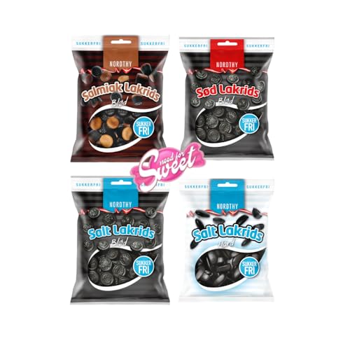 Nordthy Lakritzpaket Zuckerfrei 280g - auch für Diabetiker Nordthy Lakritzpaket Zuckerfrei 280g - auch für Diabetiker von Needforsweet