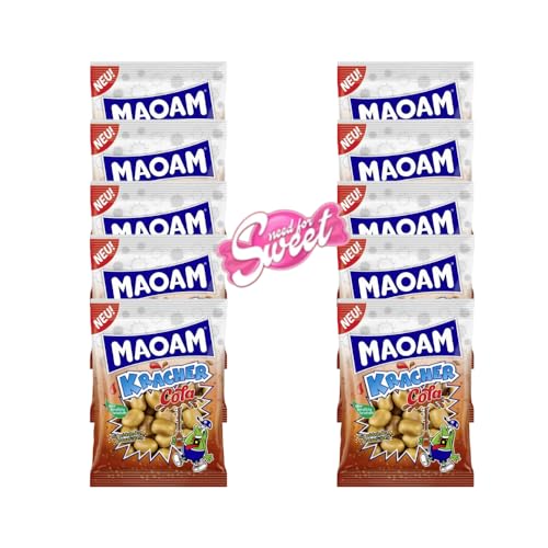 Party-Pack Maoam Cola Kracher - 10 Beutel je 200g, Ideal für Feiern von Needforsweet