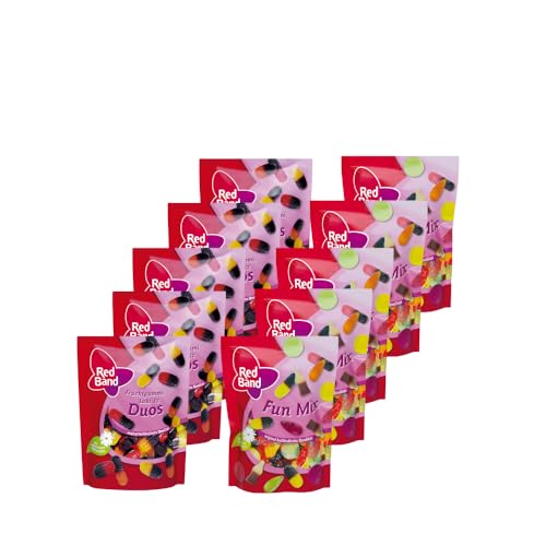 Red Band Lakritz Duo & Fun Mix Mega Box - 10er Pack, 200g Beutel Red Band Lakritz Duo & Fun Mix Mega Box - 10er Pack, 200g Beutel von Needforsweet