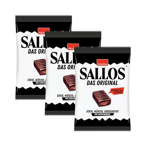 Sallos Das Original - Der echte Geschmack: 3x150g pure Lakritz-Power! Sallos Das Original - Der echte Geschmack: 3x150g pure Lakritz-Power! von Needforsweet