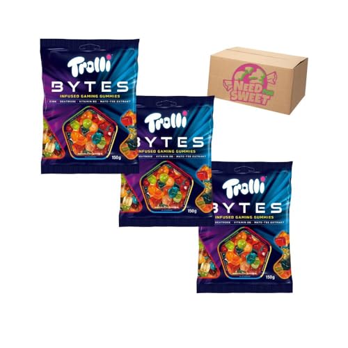 Trolli Bytes 3x 150g inkl. Needforsweet Box von Needforsweet