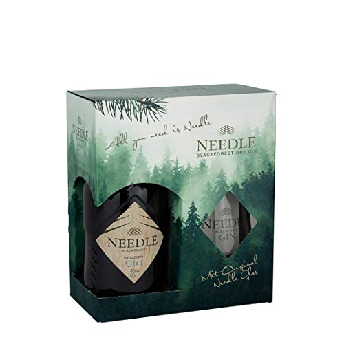 Needle Geschenkverpackung Wald (0,5 Ltr. + 1 Glas) von Needle GIN