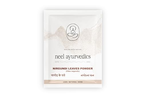 Neel Ayurvedics Nirgundi Blätter Pulver | Nagod Pan Powder | Nepalo Pulver - 300 GM von Neel Ayurvedics