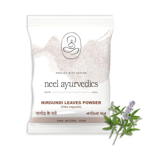 Neel Ayurvedics Nirgundi Blätter Pulver | Nagod Pan Powder | Nepalo Pulver - 300 GM von Neel Ayurvedics