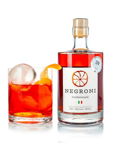 Negroni tradizionale (500ml) 28% Vol. Alk. - Genussvoller italienischer Aperitif - "Ready to Drink" von Negroni tradizionale