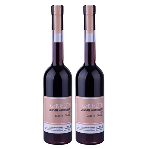 Nehrbaß - 2er Set Likör von Schwarze Johannisbeere 0,5 Liter - Premium Johannisbeerlikör Fruchtlikör 17% Vol. - Obstlikör Liköre aus Deutschland (33,00 Euro/Liter) Nehrbaß - 2er Set Likör von Schwarze Johannisbeere 0,5 Liter - Premium Johannisbeerlikör Fruchtlikör 17% Vol. - Obstlikör Liköre aus Deutschland (33,00 Euro/Liter) von Nehrbaß