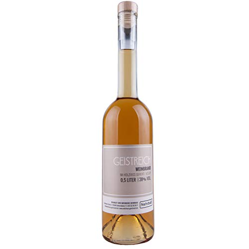 Nehrbaß - “Alter Weinbrand” im Holzfass gereift 0,5 Liter - Premium Edelbrand 38% Vol. - Schnaps aus Deutschland Nehrbaß - “Alter Weinbrand” im Holzfass gereift 0,5 Liter - Premium Edelbrand 38% Vol. - Schnaps aus Deutschland von Nehrbaß