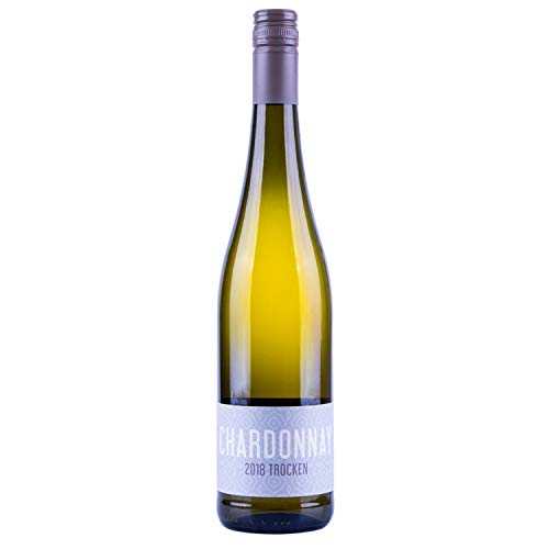 Nehrbaß - “Chardonnay 2020” - Weißwein trocken 1 x á 0,75 Liter - Qualitätswein - Vegan - Aus Deutschland (Rheinhessen) - mit Schraubverschluss von Nehrbaß