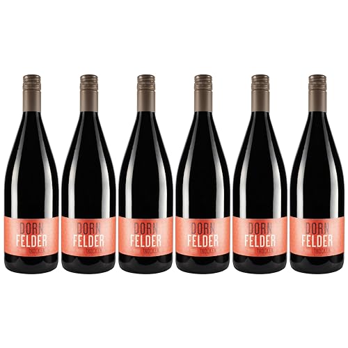 Nehrbaß - “Dornfelder 2021” - Rotwein trocken 6 x á 1 Liter - Qualitätswein - Vegan - Aus Deutschland (Rheinhessen) - mit Schraubverschluss von Nehrbaß