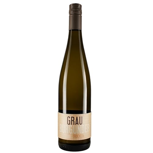 Nehrbaß - “Grauburgunder 2020” Weißwein trocken 1 x á 0,75 Liter - Qualitätswein - Vegan - Aus Deutschland (Rheinhessen) - Trockener Weiß-Wein mit Schraubverschluss von Nehrbaß