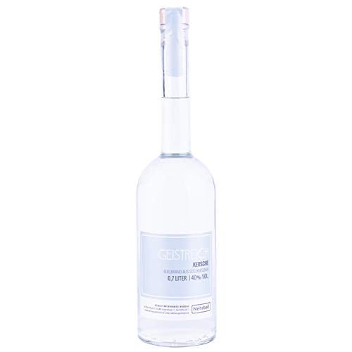 Nehrbaß - Kirschbrand aus Süßkirschen 0,7 Liter - Premium Edelbrand 40% Vol. - Obstbrand aus ausgesuchten Kirschen - Schnaps Brand aus Deutschland von Nehrbaß