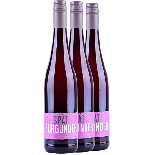 Nehrbaß - “Spätburgunder 2020” - Rotwein trocken 3 x á 0,75 Liter - Qualitätswein - Aus Deutschland (Rheinhessen) - mit Schraubverschluss von Nehrbaß