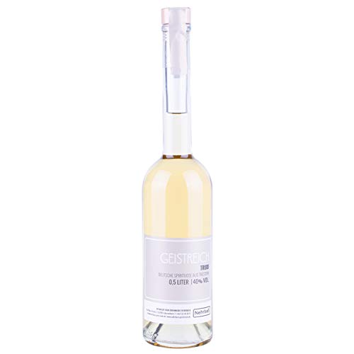 Nehrbaß - “Trudi” Deutsche Spirituose aus Trestern 0,5 Liter - Premium Tresterbrand 40% Vol. - Schnaps Brand aus Deutschland Nehrbaß - “Trudi” Deutsche Spirituose aus Trestern 0,5 Liter - Premium Tresterbrand 40% Vol. - Schnaps Brand aus Deutschland von Nehrbaß
