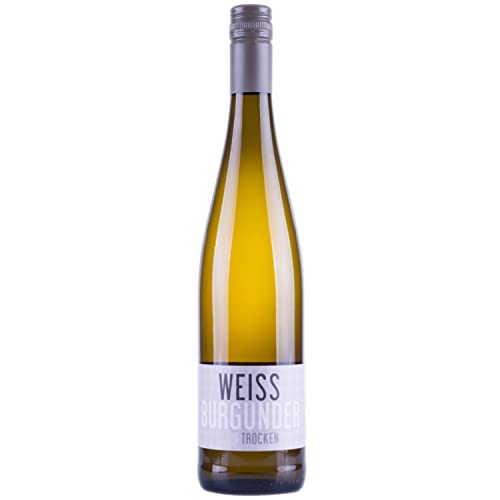 Nehrbaß - “Weißburgunder 2021” - Weißwein trocken 1 x á 0,75 Liter - Qualitätswein - Vegan - Aus Deutschland (Rheinhessen) - mit Schraubverschluss von Nehrbaß