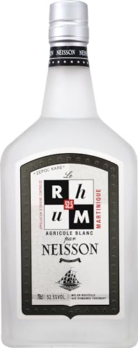 Neisson Le Rhum Agricole Blanc 52,5% vol. AOC – weißer Rum aus Martinique (1 x 0.7 l) von Karukera