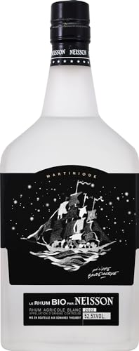 Neisson Le Rhum BIO 52,5% vol. – Rhum Agricole Blanc AOC – weißer Bio-Rum aus Martinique (1 x 0.7 l) von Neisson